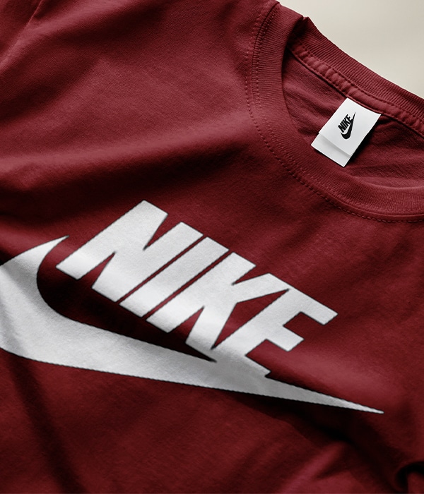 T-shirt with Nike branding