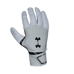 Under Armour Team Combat Full Finger White Black back