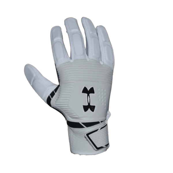 Under Armour Team Combat Full Finger White Black back