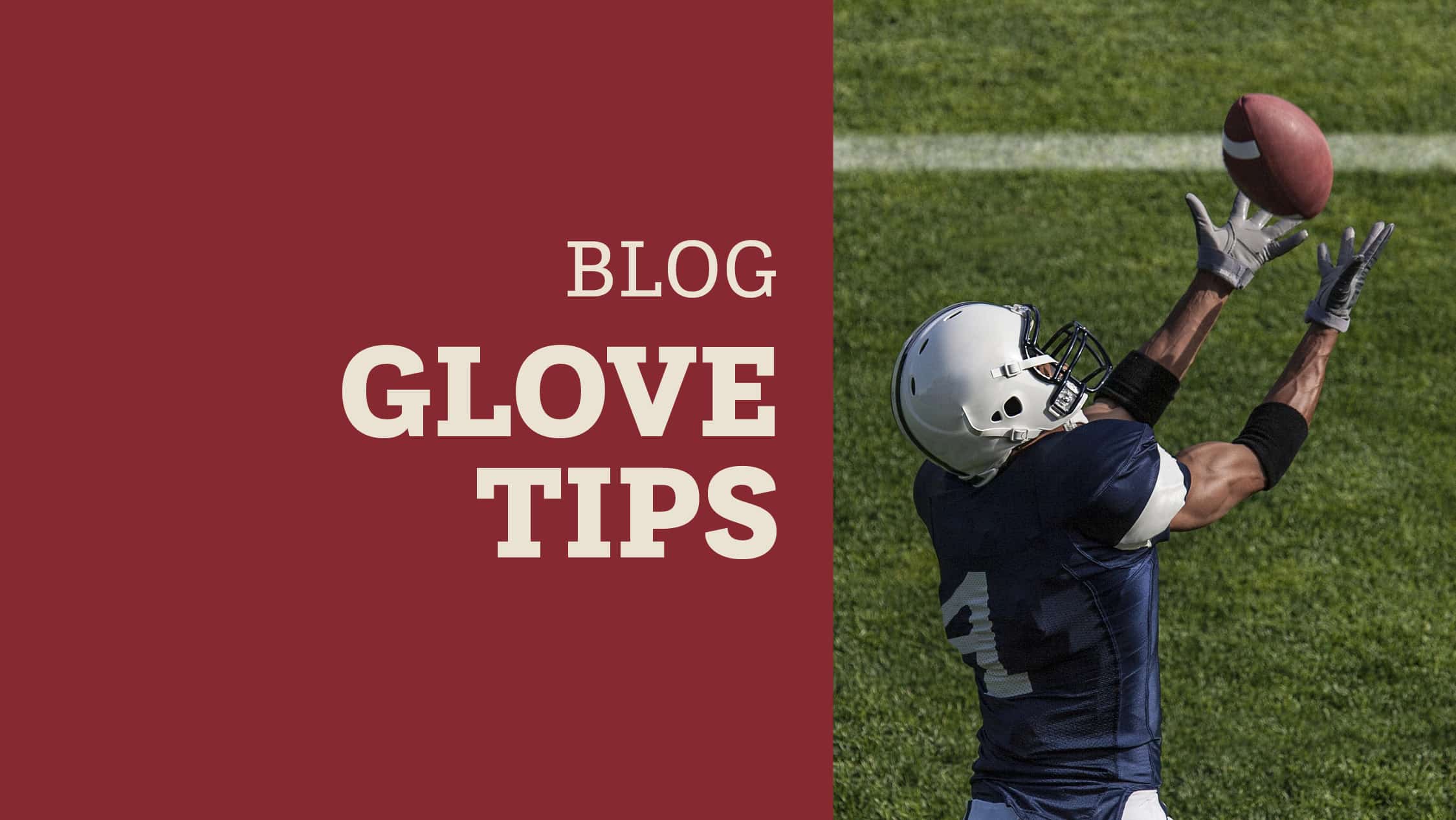 Blog glove tips category, player jumping and catching ball